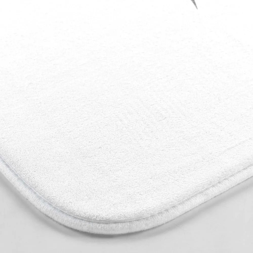 Covoraș de baie alb-argintiu 45x75 cm Orbella – douceur d'intérieur