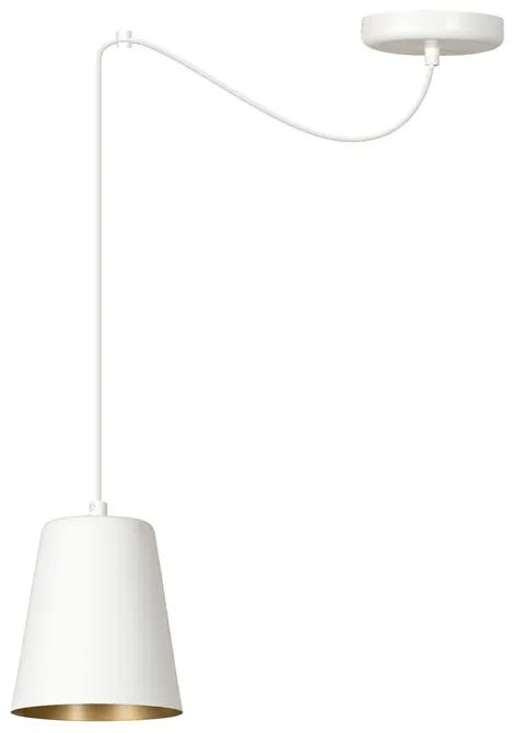 Pendul Link 1 White / Gold 456/1 Emibig Lighting, Modern, E27, Polonia