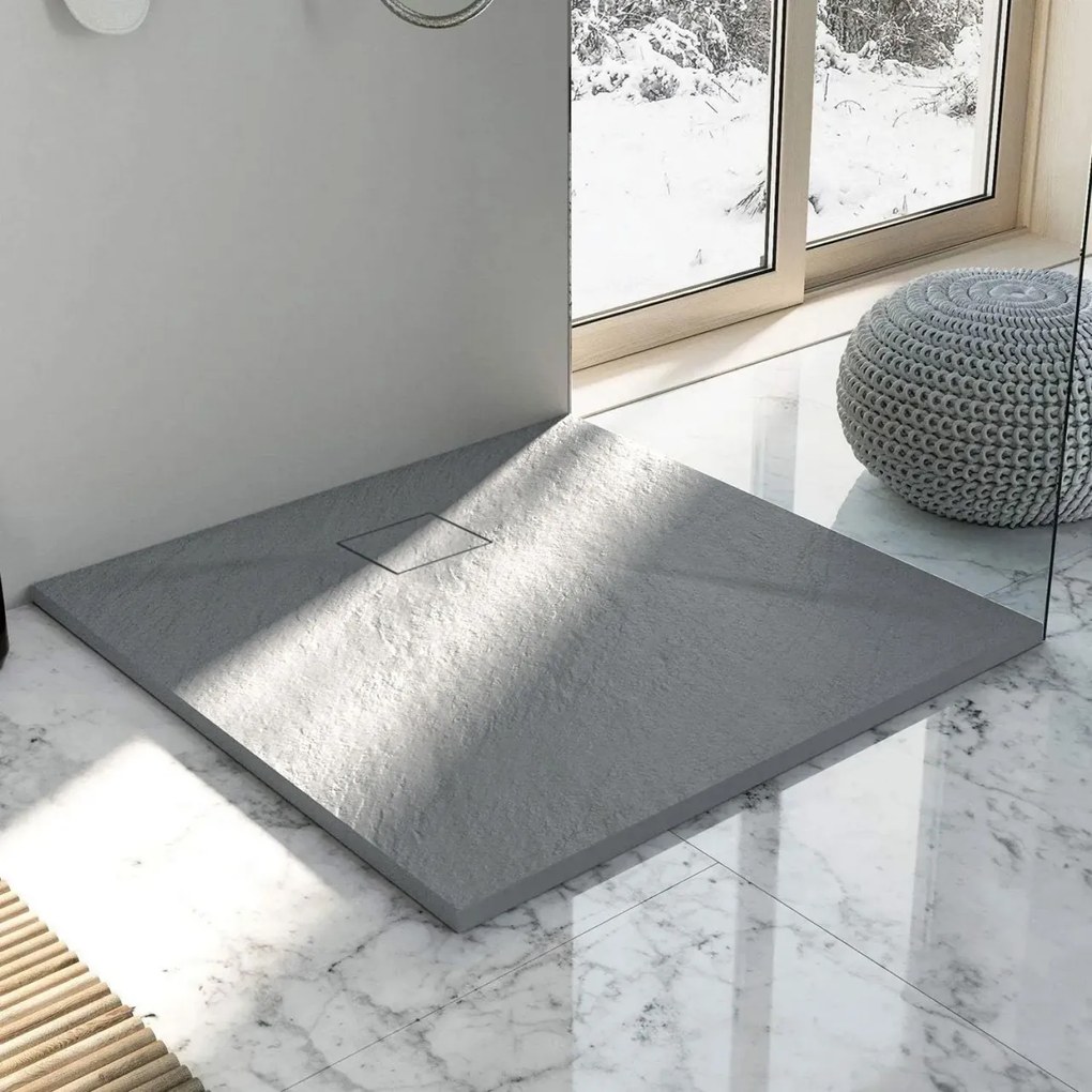 Cadita pentru dus Magnum gri 90x90