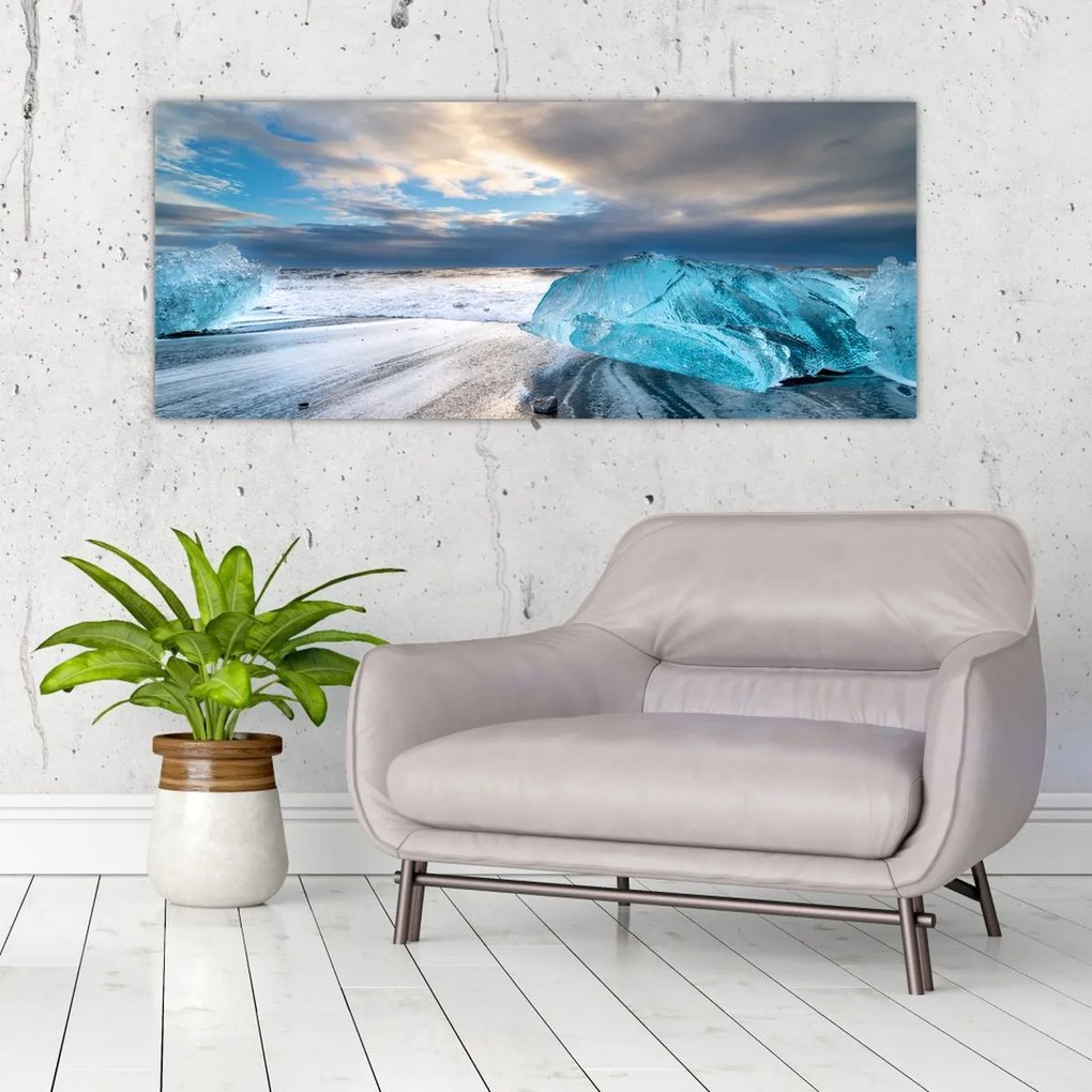 Tablou - Plaja Diamond Beach (120x50 cm)