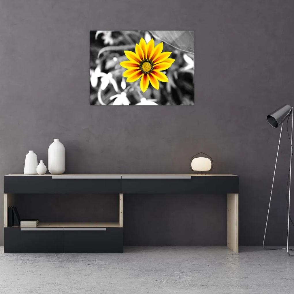 Tablou cu floare galbenă (70x50 cm), în 40 de alte dimensiuni noi