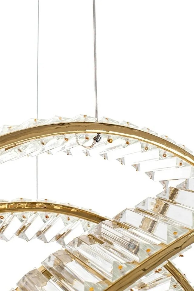 Lustra LED moderna design deosebit CHARMES 120 auriu
