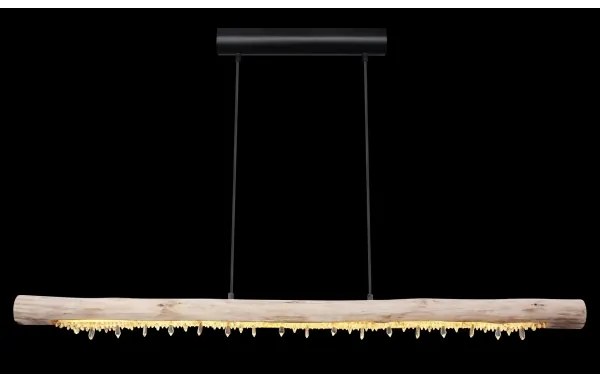 Globo FELICITAS 15354-20-LED, lustru suspendat pe cablu, compatibil cu dimmer, LED/25W/230V, bej