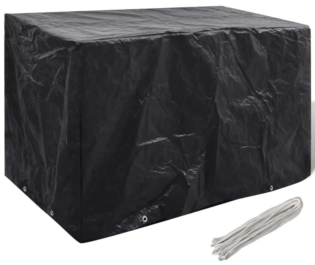 vidaXL Husă mobilier grădină, 8 ocheți, 140x70x90 cm