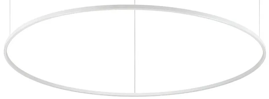 Ideal Lux - Lustră LED pe cablu ORACLE SLIM LED/83W/230V 2700K Ø 150 cm albă