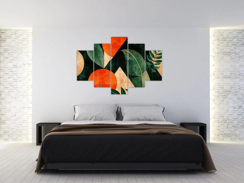 Tablou - Motive naturale geometrice II. (150x105 cm)