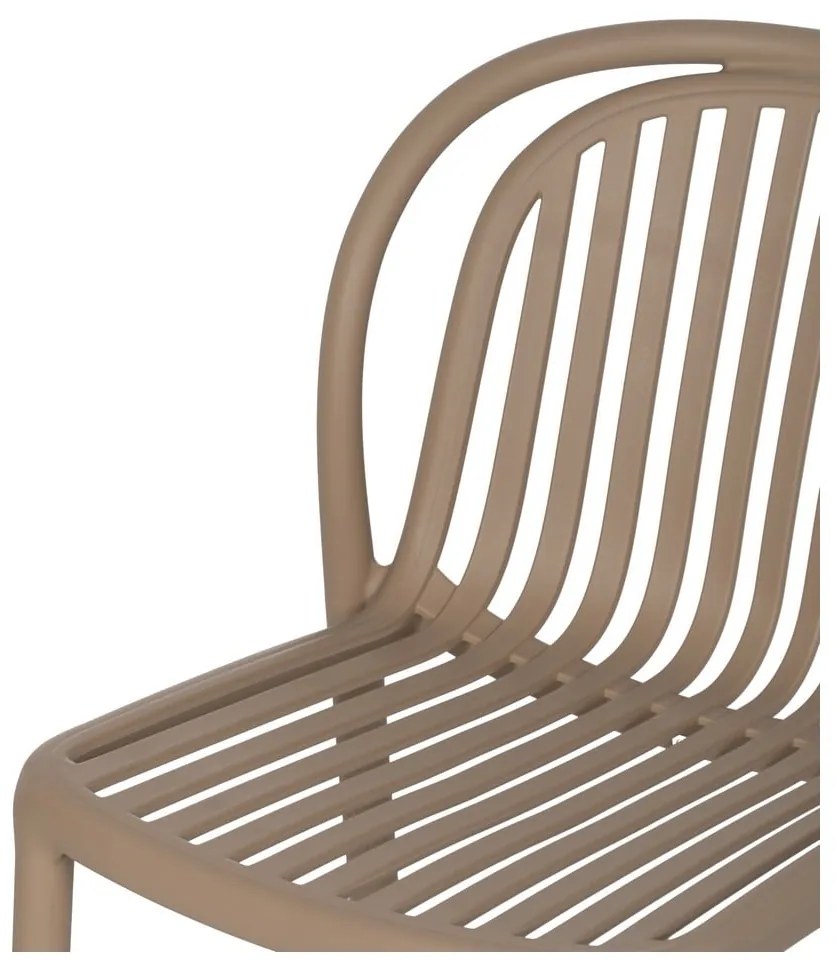 Scaun de dining bej din plastic Alia – Ixia
