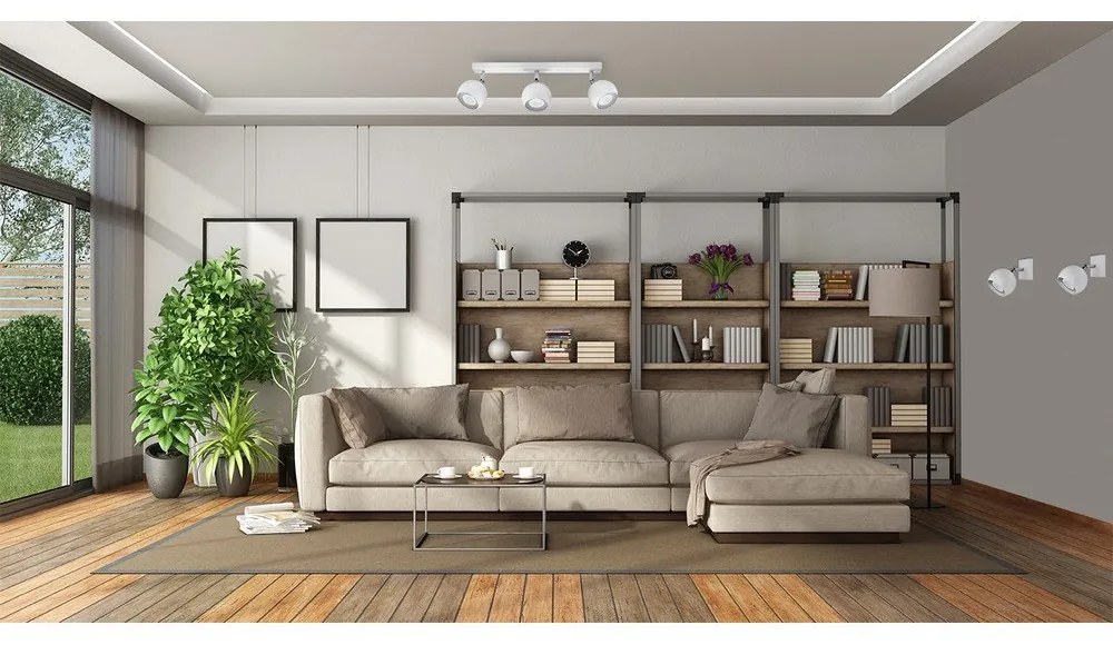 Aplică Sollux Ollo, alb mat