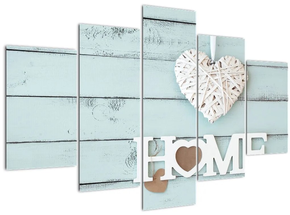Tablou - I love home (150x105 cm)