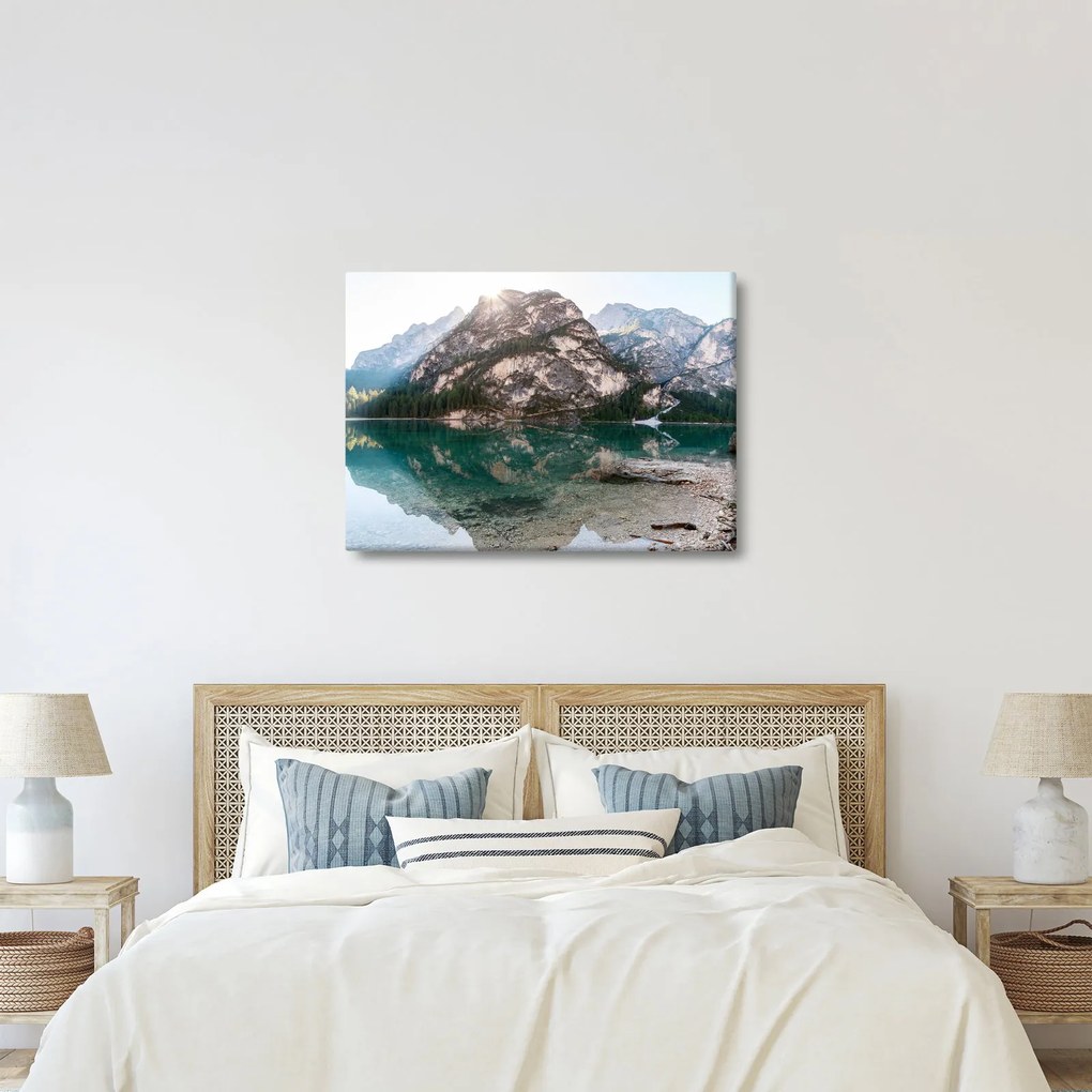 Tablou cu lac montan (70x50 cm)