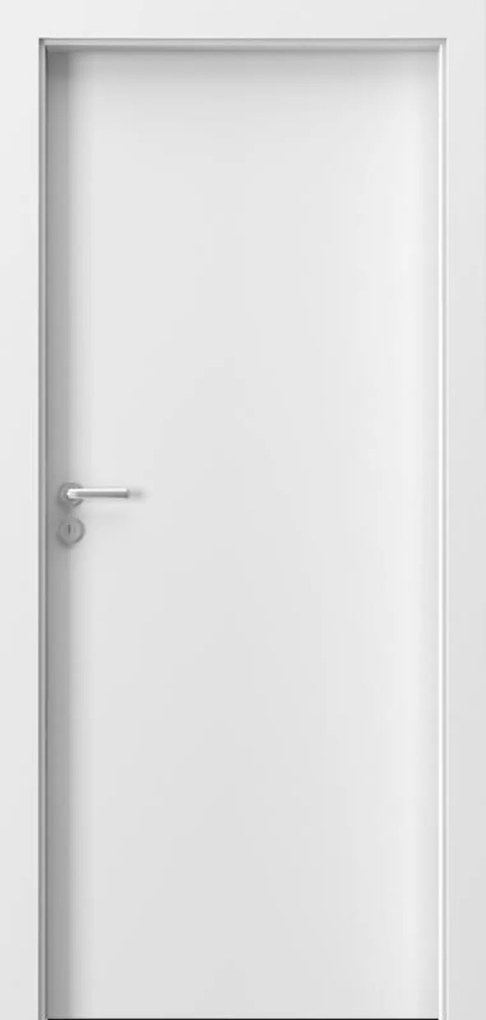 Usa cu toc reglabil HDF PORTA DECOR - ST DR 140-180 mm, Alb