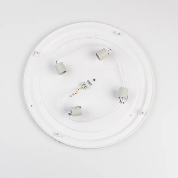 Plafonieră de baie Brilagi POOL 4xE27/15W/230V Ø 50 cm IP54 neagră