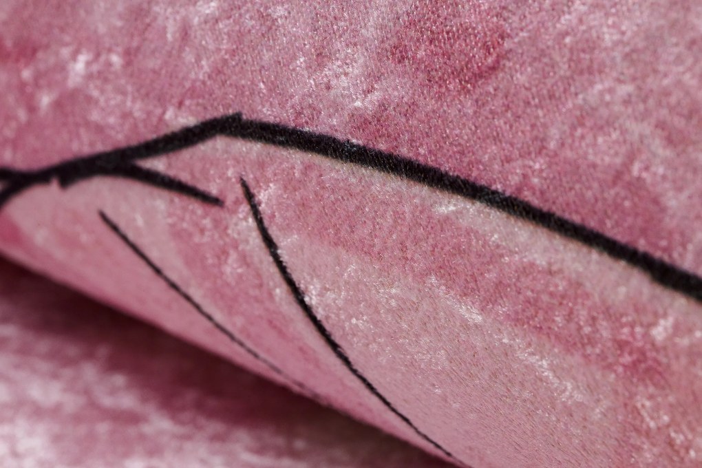 BAMBINO 2185 covor lavabil Balerina, pisicuta pentru copii anti-alunecare roz - SECUNDAR-COTATI PRODUSUL