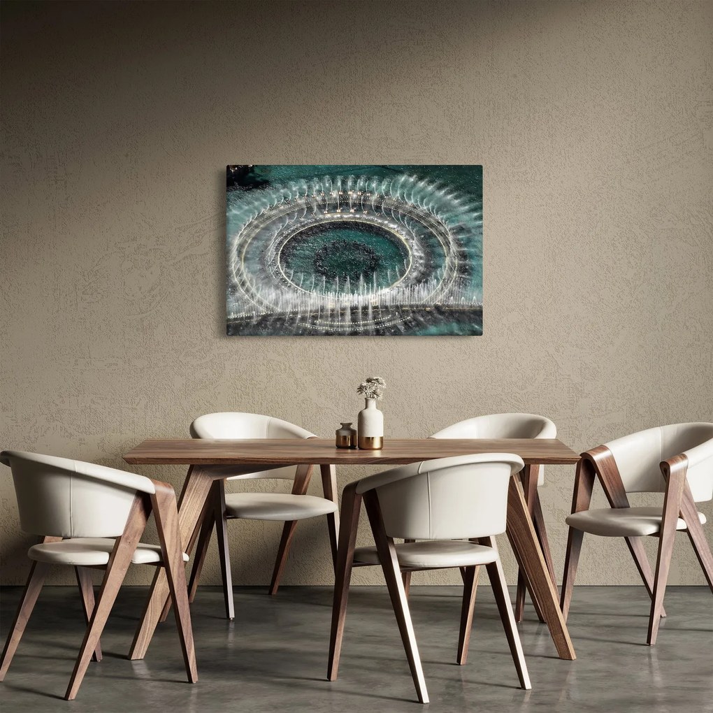 Tablou cu fântănă arteziană (90x60 cm)
