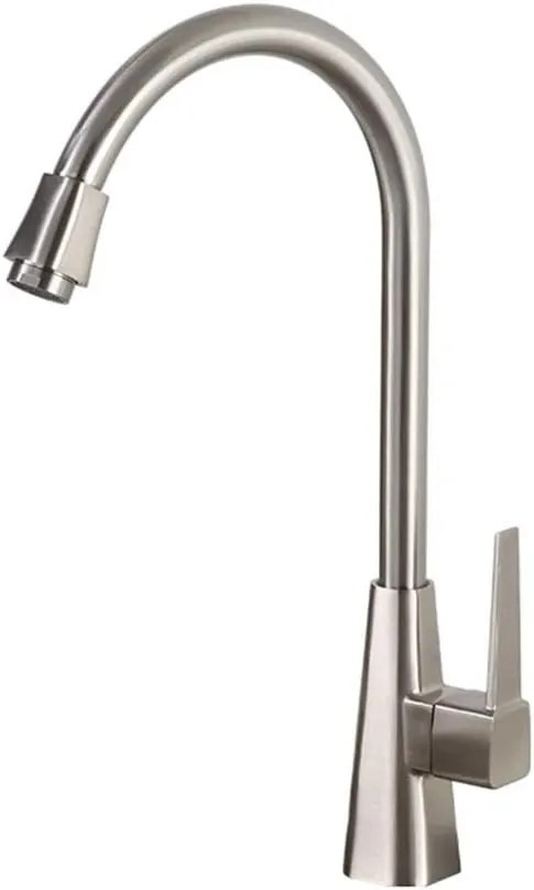 Baterie Bucătărie din Inox Satinat Model YSQ/102 – Design Elegant și Funcționalitate pentru Un Ambient Modern