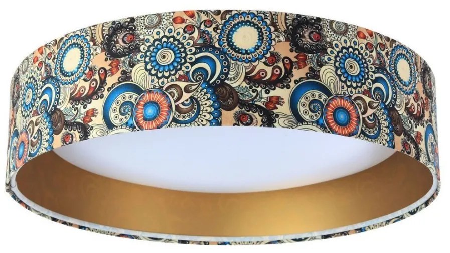 LED Lampă SMART GALAXY LED/24W/230V dimabilă, colorată/aurie + DO