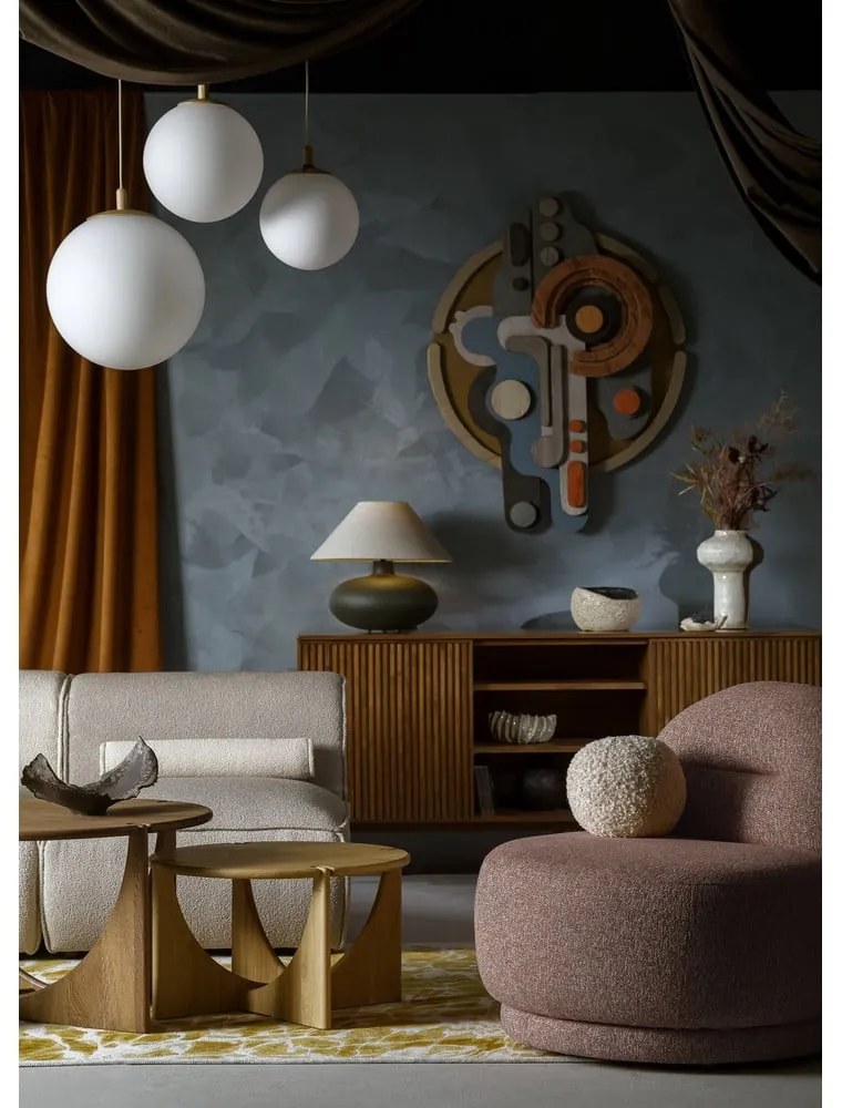 Fotoliu roșu Ovo – Miuform