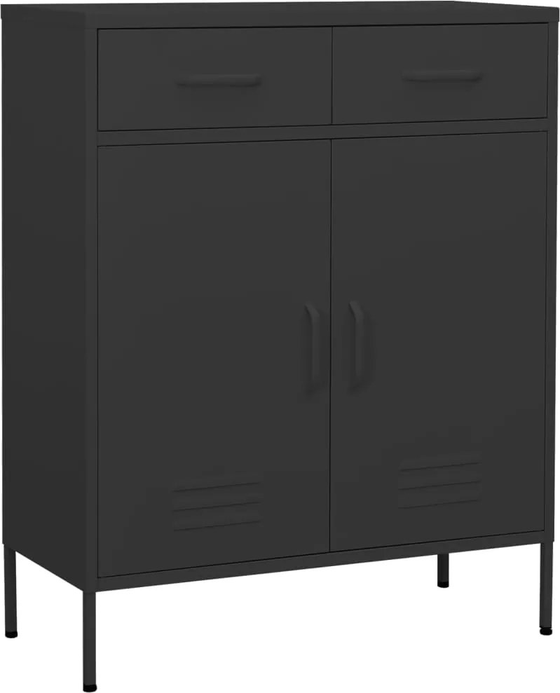 vidaXL Dulap de depozitare, antracit, 80x35x101,5 cm, oțel