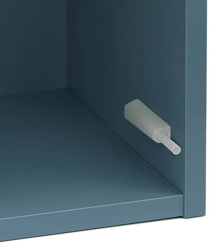 Boxie 1 ușă dulap de perete 80x40x37 cm albastru petrol