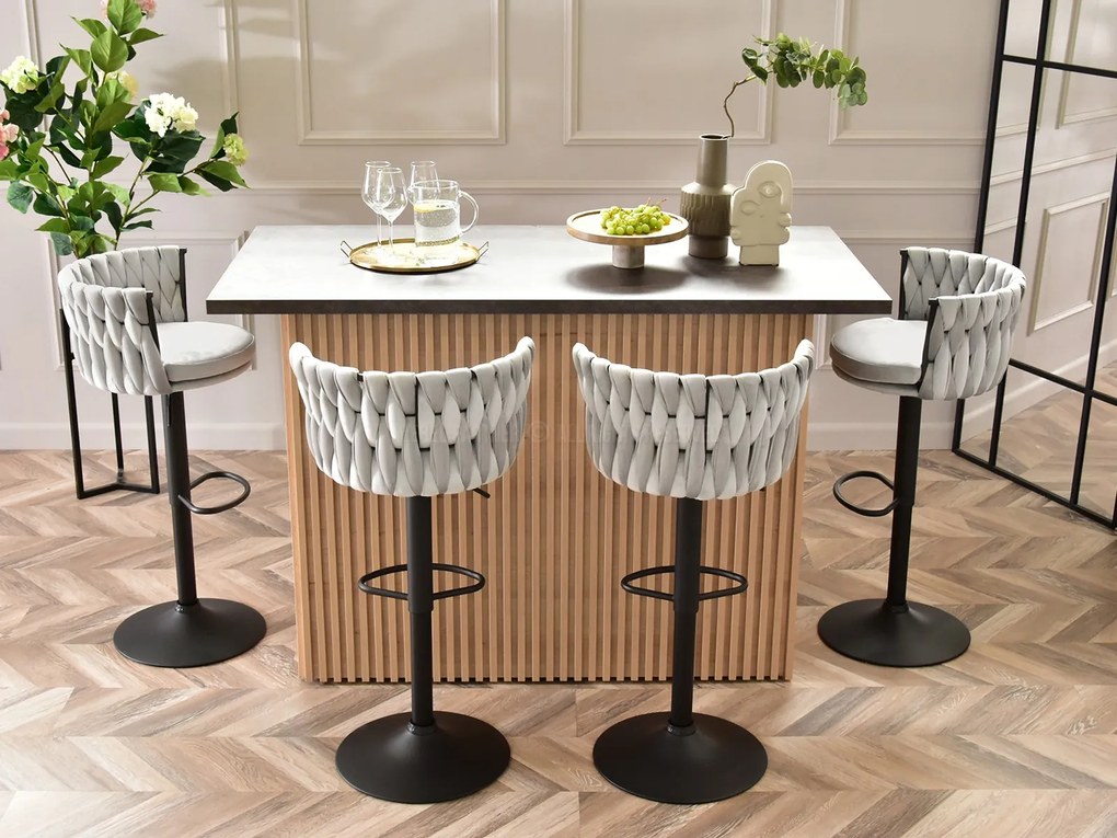 Scaun Adel (gri + negru). 1110645