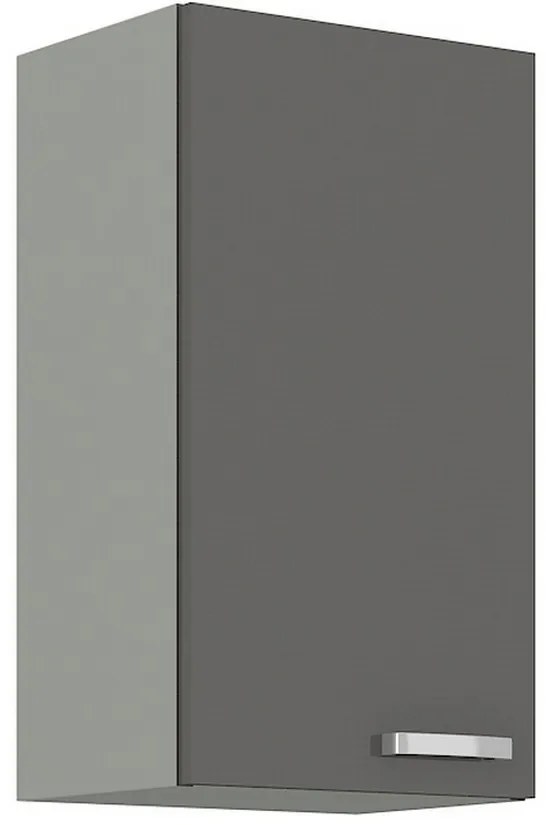 Supermobel Corp superior bucătărie verticală GREY 30 G-72 1F, 30x71,5x31, gri/gri luciu
