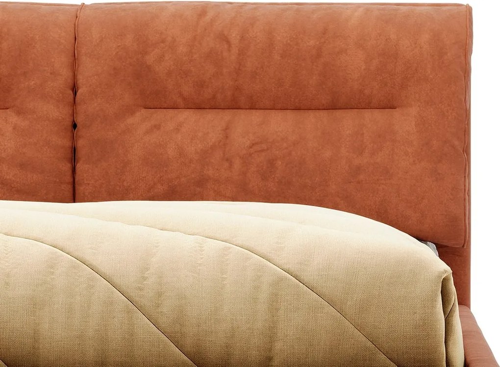 Pat Marsel Tapitat cu Saltea 120/140/160/180x200cm - 120x200