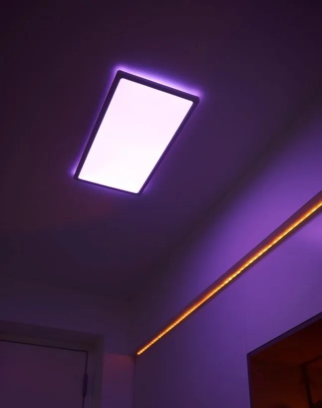 Panou LED CCT si RGB ultra-subtire protectie IP54 Harlow Smart Colour light