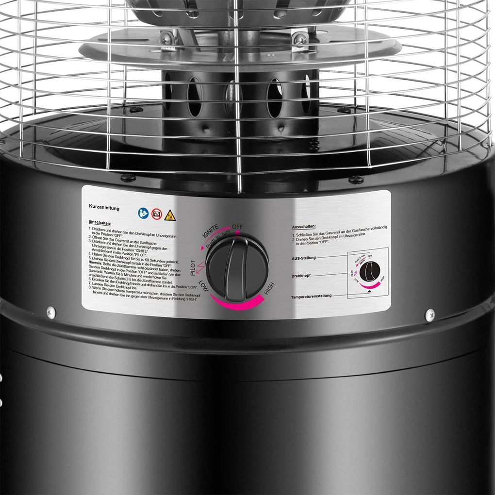 Juskys Încălzire exterioară Pat