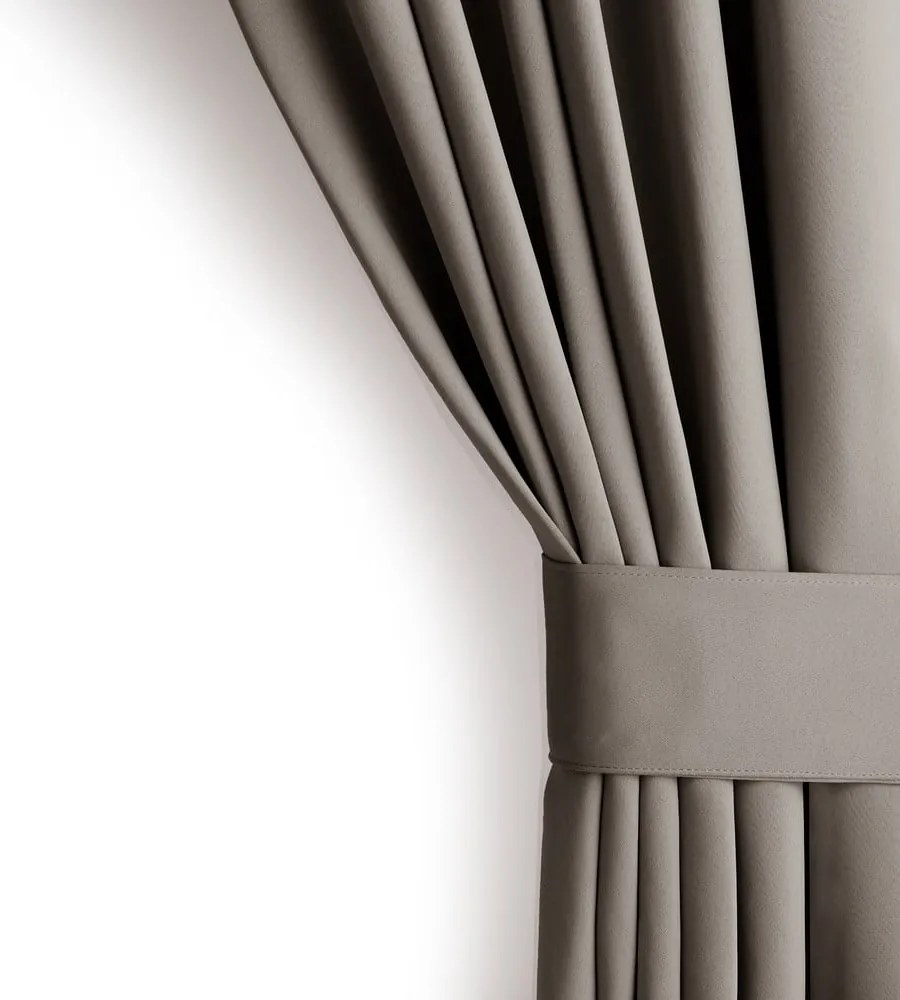 Draperie grej dimout (semi-opacă) 200x245 cm Kierra – Restilo