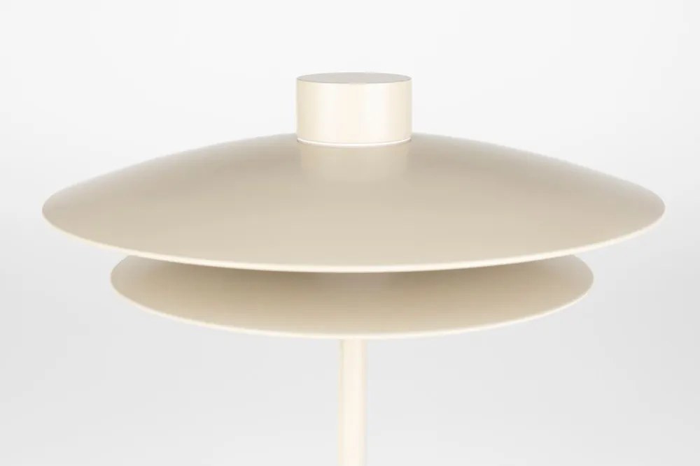 Veioză bej din metal (înălțime 32 cm) Wubbo – White Label