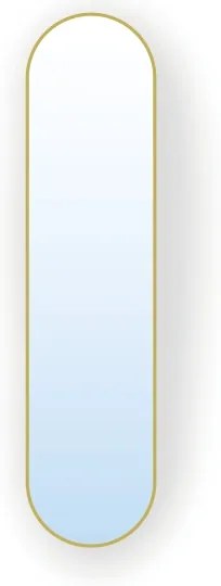 Baltica Design - Oglindă de perete TINY BORDER 155x40 cm, aurie