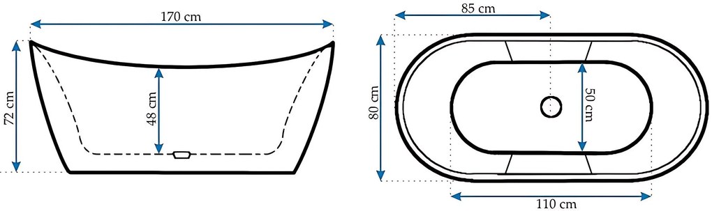 Cada de podea Rea Ferrano 170