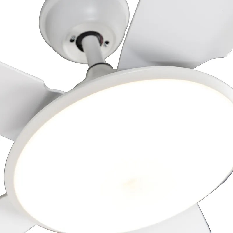 Ventilator de tavan alb 130cm incl. LED Dimmable cu telecomandă - Vifte