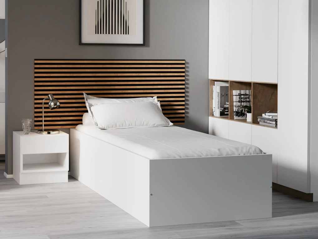 Panou decorativ cu lamele TIMBER, decor stejar Dimensiuni: 200 x 60 cm