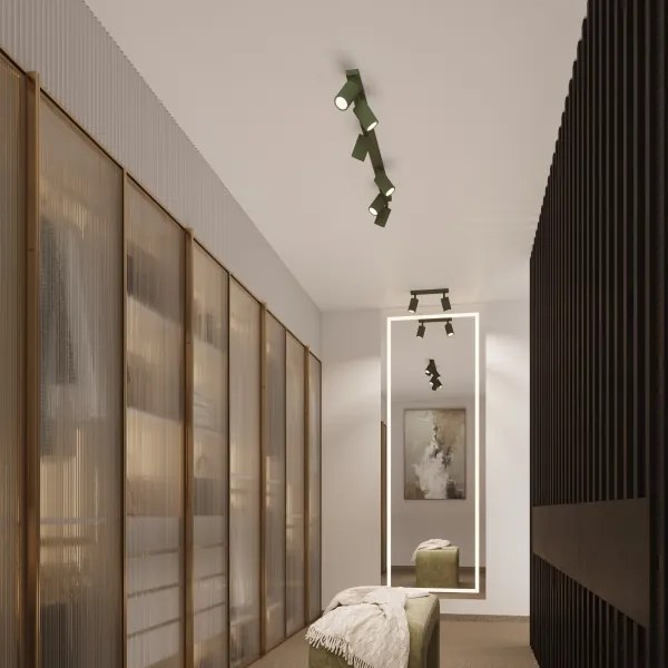 Brilagi - Spot CRESTO 2xGU10/10W/230V verde