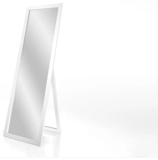 Oglindă de podea cu ramă albă 46x146 cm Sicilia - Styler