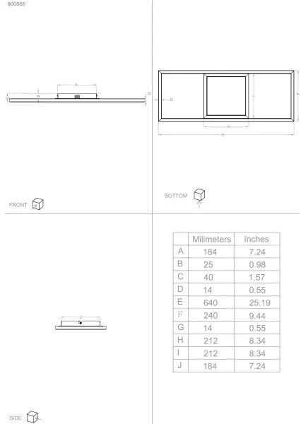 Plafonieră LED RGBW dimabilă CALAGRANO-Z LED/21W/230V Eglo 900566