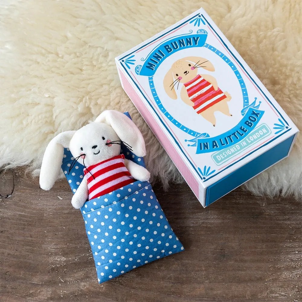 Jucărie de pluș Mini Bunny in a Little Box – Rex London