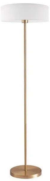 Lampă LED de podea TUNJA, 1xE27/20W/230V, Ø 38 cm, auriu/alb