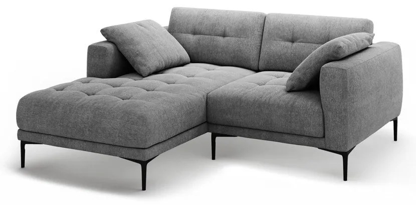 Colțar gri (cu colț pe partea stângă/cu șezlong) Bemy – Micadoni