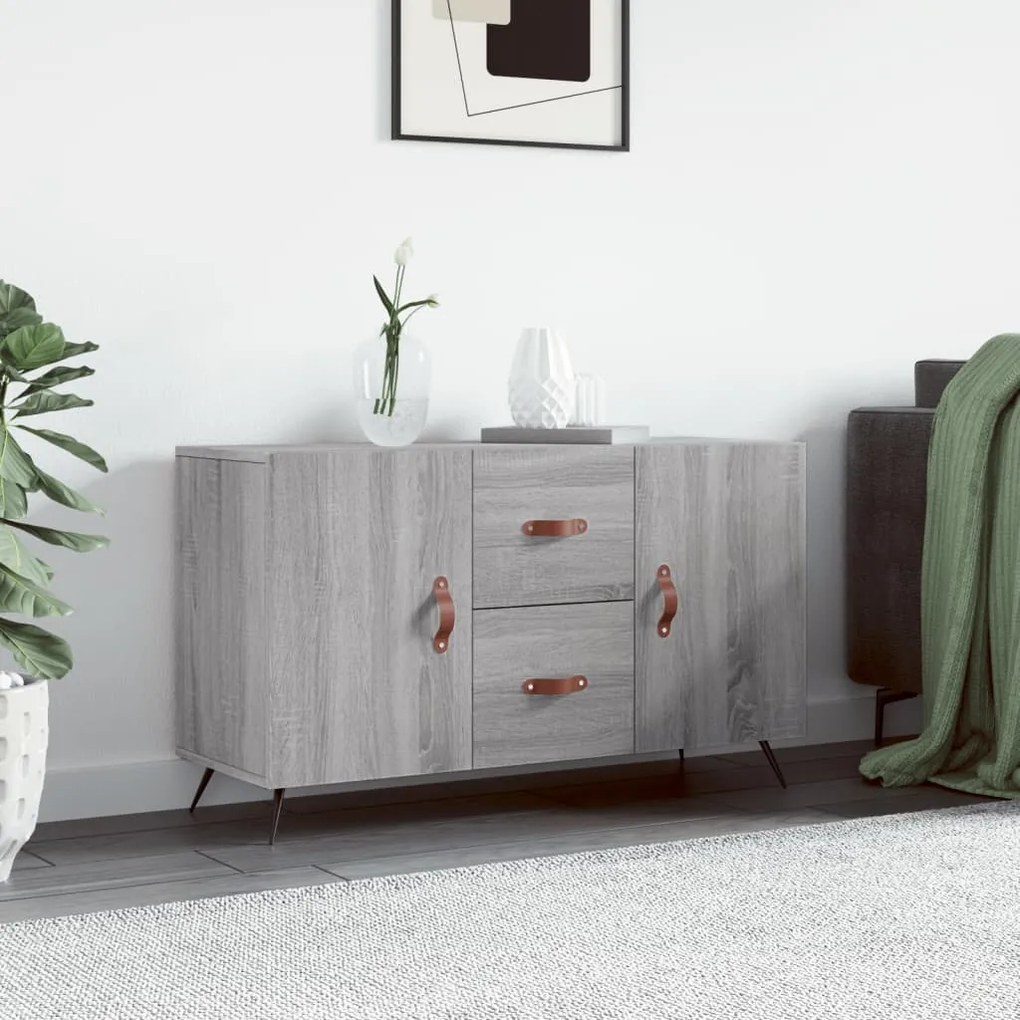 vidaXL Dulap, gri sonoma, 100x36x60 cm, lemn compozit