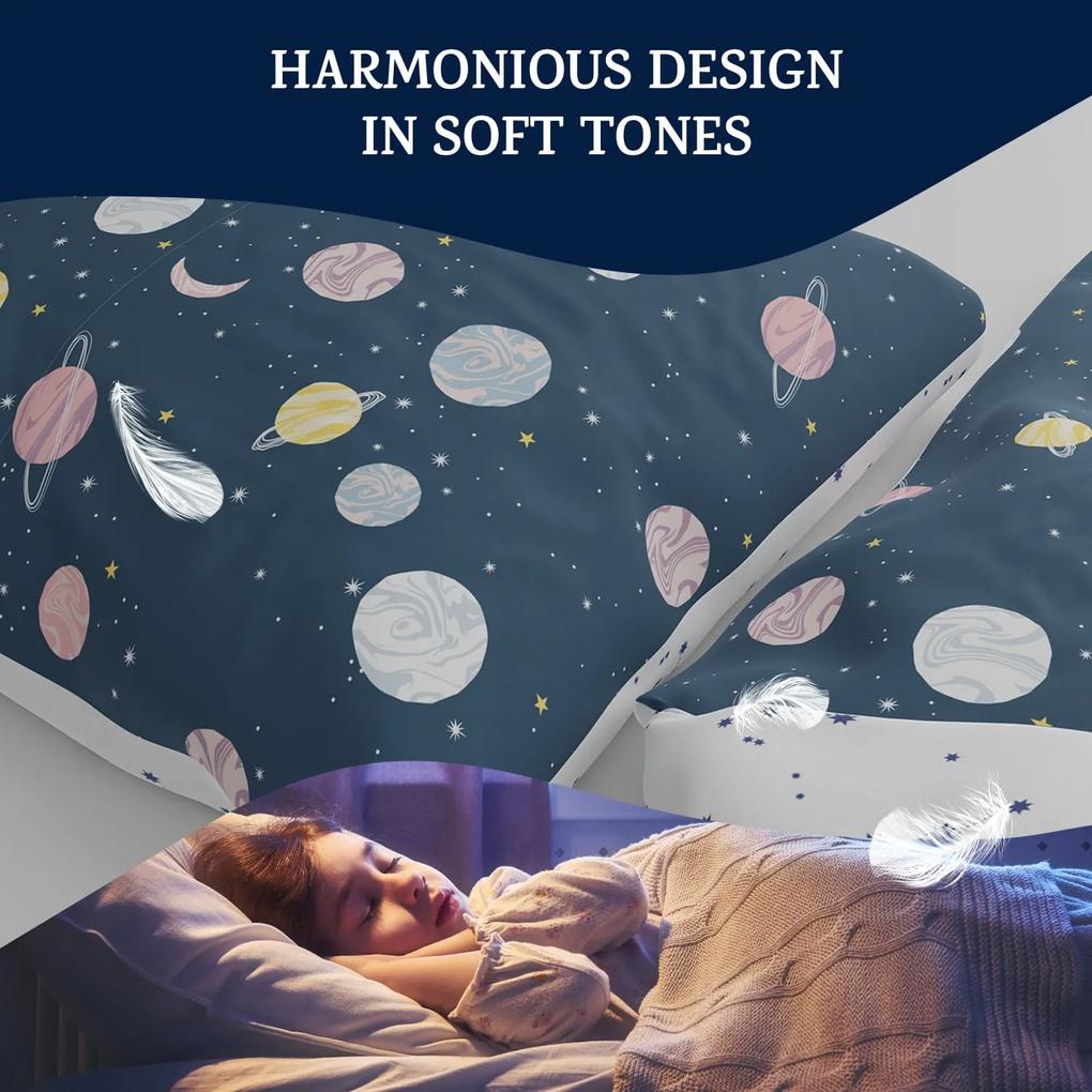 sleepwise, Soft Wonder Kids-Edition, lenjerie de pat, 135 x 200 cm, 80 x 80, respirabil, microfibră