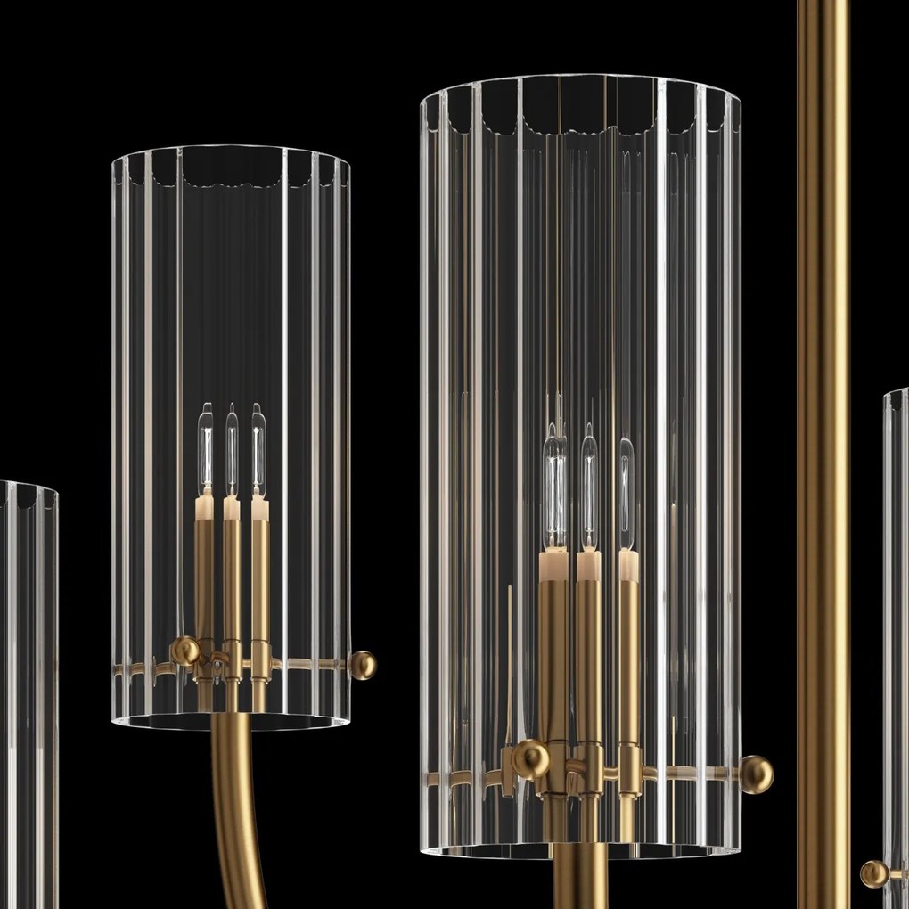 Lustra, Candelabru modern in stil retro Arco