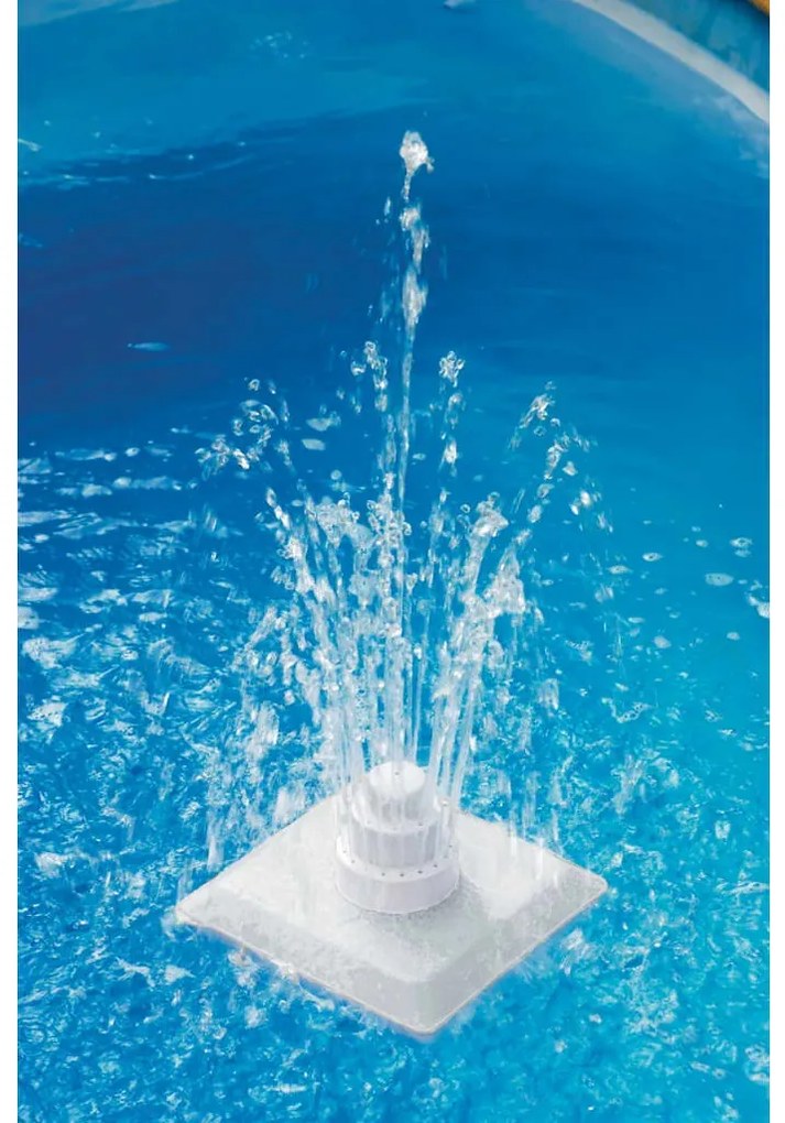 vidaXL Fântână grecească pentru piscină, 13 piese, alb