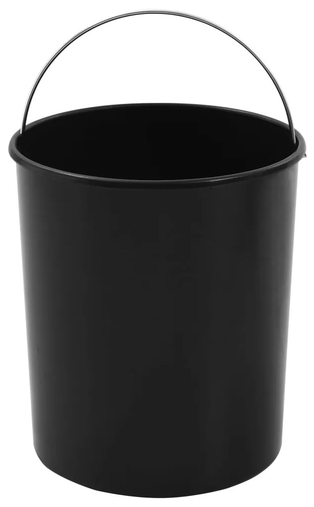 Cos de gunoi incorporat de bucatarie, 12 L, plastic Alb, 26.5 x 29.5 cm