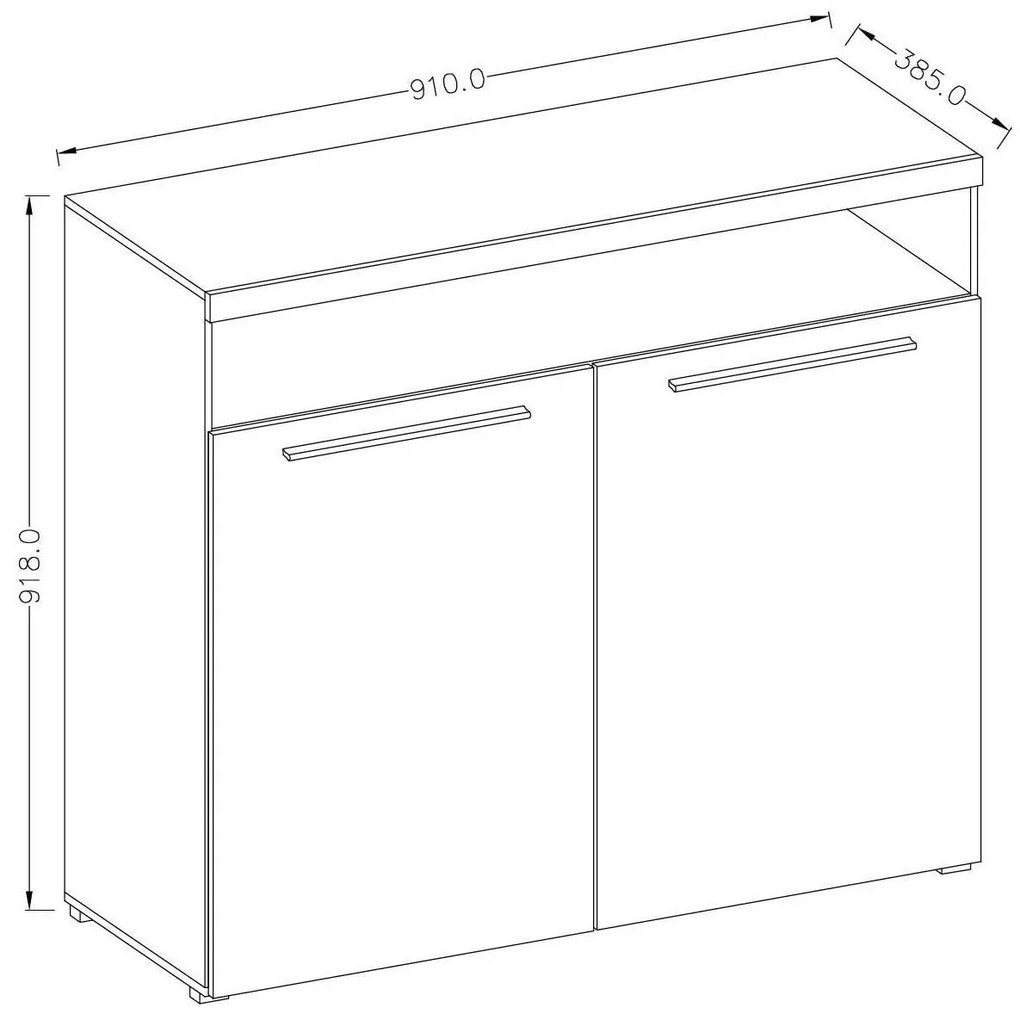 Dulap Indiko Typ 45 (schiefer) (cu iluminat). 1108218
