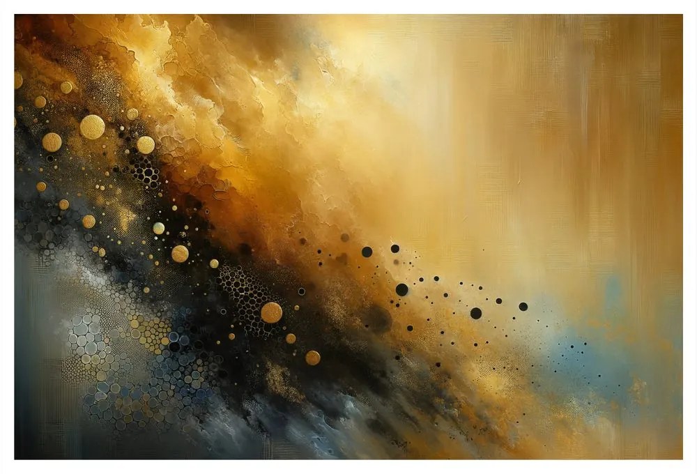 Tablou infinit de aur stelar