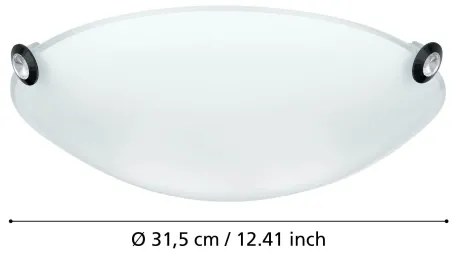 Eglo 93624 - LED Plafoniera CAFIERA LED/12W/230V