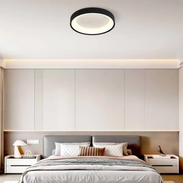 Brilagi - Plafonieră LED dimabilă FALCON MODERN LED/54W/230V 60 cm neagră + telecomandă
