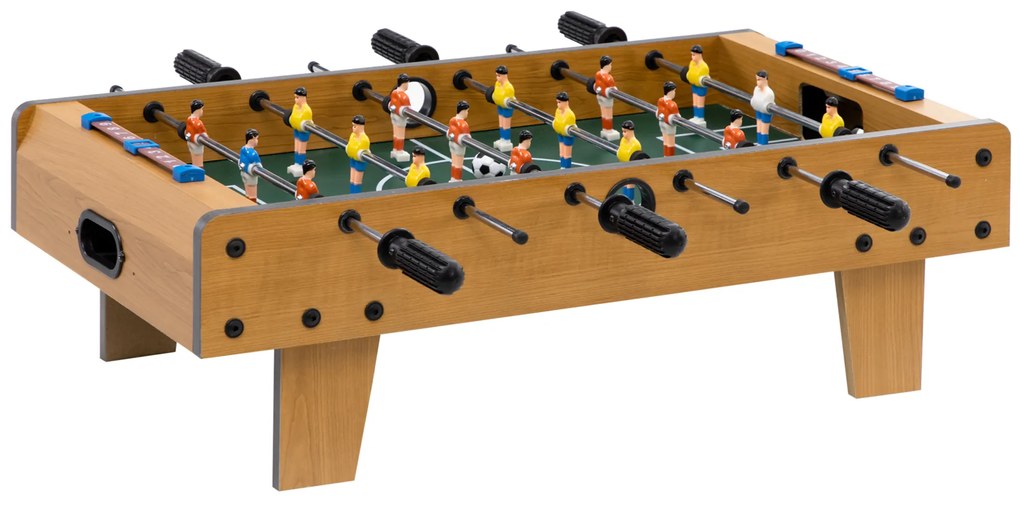 HOMCOM Masă de fotbal pentru copii de peste 6 ani 2 mingi 18 jucători 69 x 37 x 24 cm | Aosom Romania